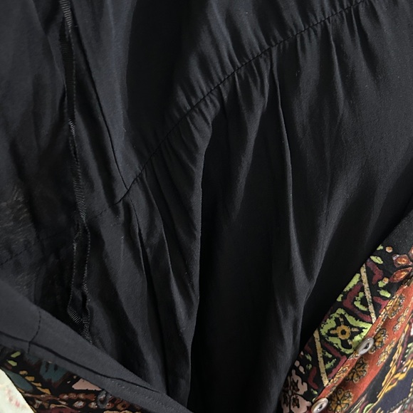 Free People Button Down Lennon Maxi Dress OR Duster Long Sleeve EUC size Small - Picture 10 of 11